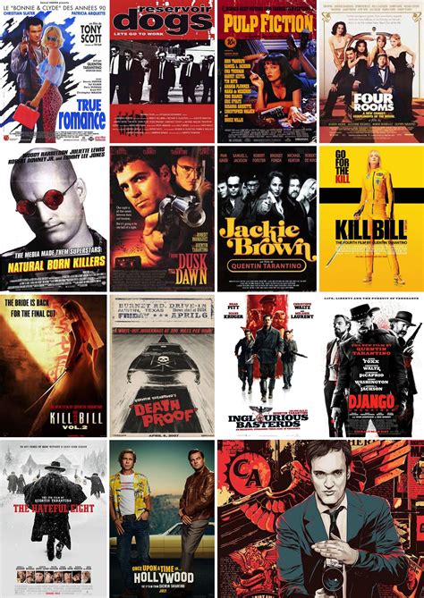 quentin tarantino movies in order by year